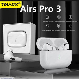 Timack Airs Pro 3 Bluetooth 5.1 Earbuds White ABS
