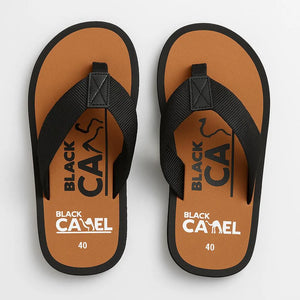 Men's Brown EVA Casual Flip Flops Size 40