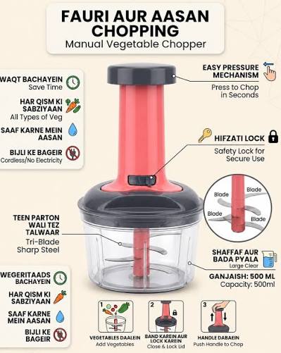 9-in-1 Vegetable Chopper 2000ML
