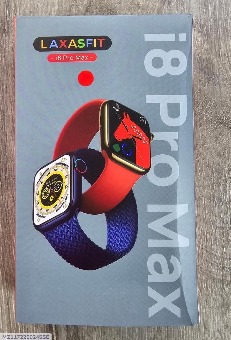 Smartwatch Red Blue Lightweight Fitness Tracker