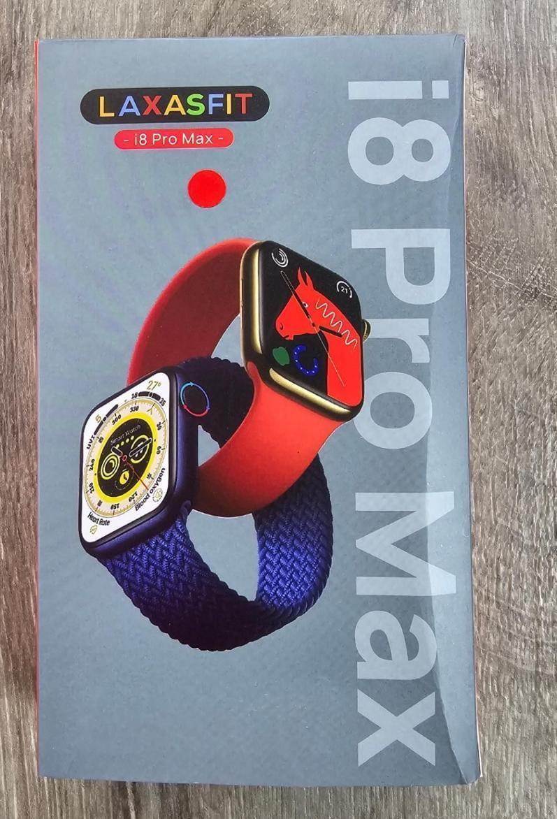 Smartwatch Red Blue Lightweight Fitness Tracker