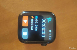 Smartwatch Red Blue Lightweight Fitness Tracker