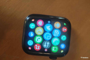 Smartwatch Red Blue Lightweight Fitness Tracker