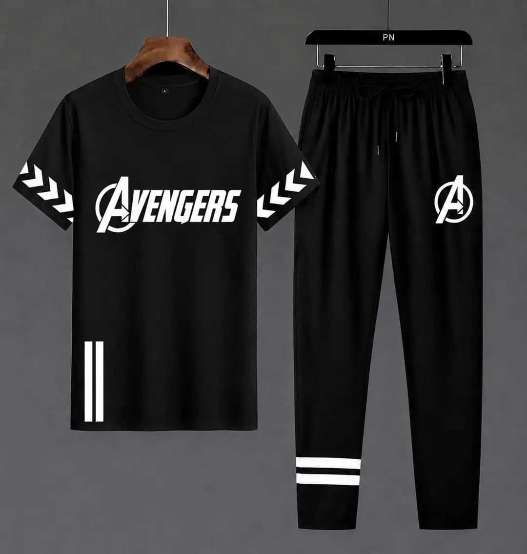 2 Pcs Men's Dri Fit Printed Track Suit