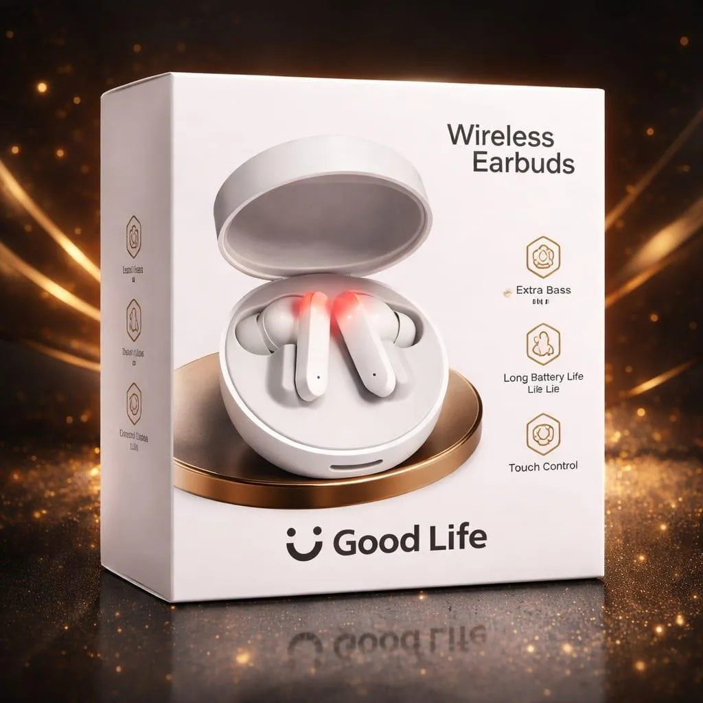 Wireless Earbuds Bluetooth 5.2 Smart Touch Control