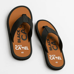 Men's Brown EVA Casual Flip Flops Size 40
