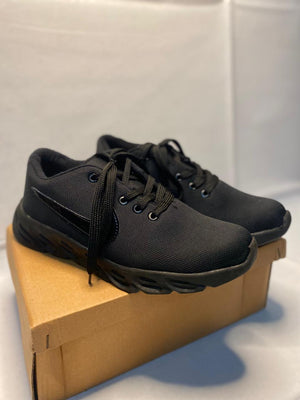 Men's Black Fabric Walking Sports Shoes Pakistan